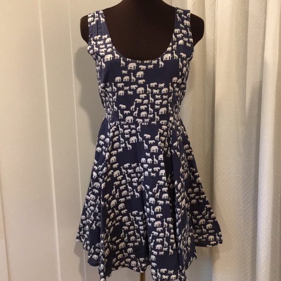 dELiA*s Dresses & Skirts - Delia’s skater elephants dress size 9-10